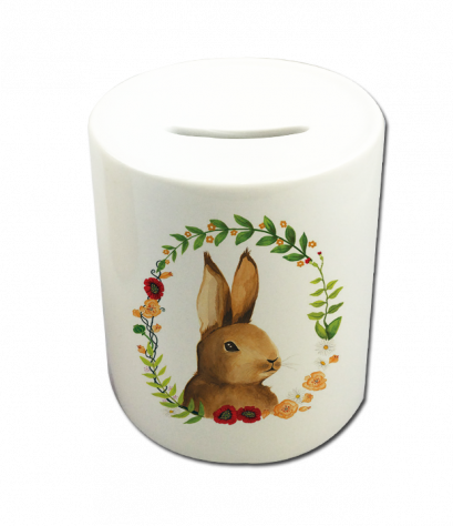 กระปุกออมสิน พิมพ์ Rabbit Piggy Bank